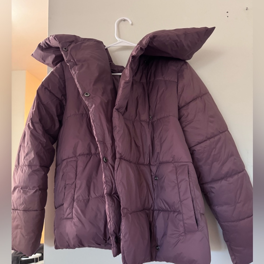 Purple Puffer Jacket - image 3